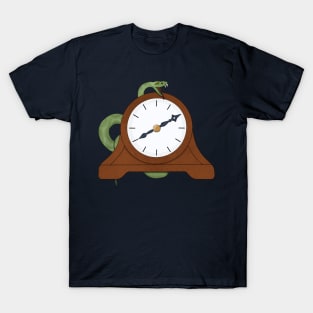 Clock and snake T-Shirt